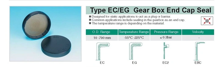 Rubber End Cap Seals EPDM Oil Seal Cover NBR EC VK end cap cover seal